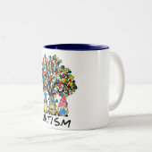 Autismus Gnomes Zwei-Tone-Kaffee-Tasse Zweifarbige Tasse (VorderseiteRechts)
