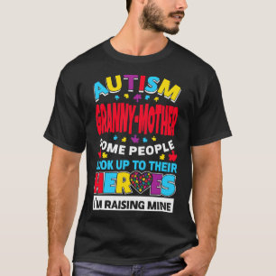 Autismus Granny Mutter Leute schauen ihre Helden h T-Shirt