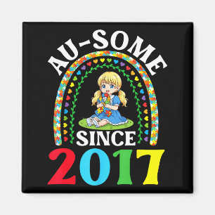 Autismus großartig ausome seit 2017 Bewusstsein 9. Magnet
