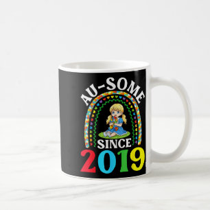 Autismus Großartig Ausome Seit 2019 Bewusstsein 7. Kaffeetasse