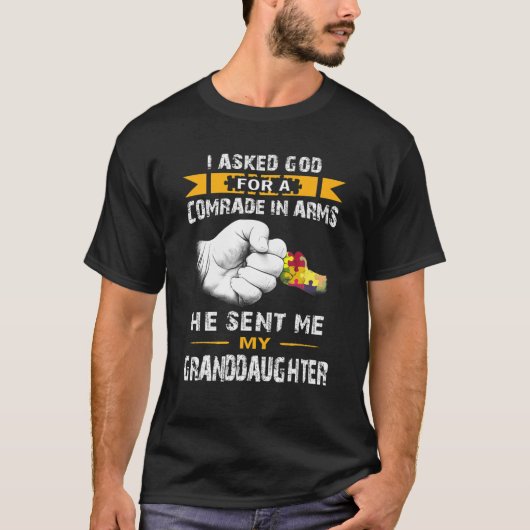 Autismus Großtochter Autismus Bewusstsein Männer F T-Shirt (Vorderseite)