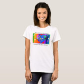 Autismus Hai weiß T-Shirt (Vorne ganz)