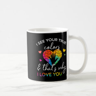 Autismus Hand Ich sehe deine wahren Farben Bewusst Kaffeetasse