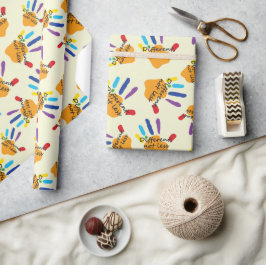Autismus Hände Anders Nicht Weniger ASD-Würdigung Geschenkpapier