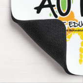 Autismus Handprint Mousepad (Ecke)
