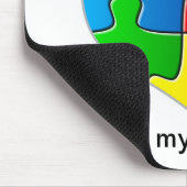 Autismus hat meine HerzMausunterlage… Mousepad (Ecke)