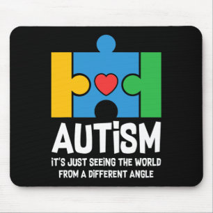 Autismus heißt einfach die Welt aus einem anderen Mousepad