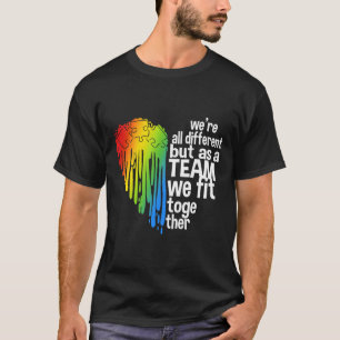 Autismus Herz Autismus-Bewusstsein T-Shirt