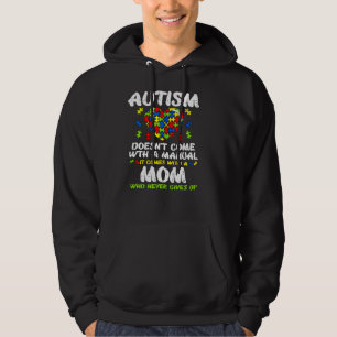 Autismus Herz - Handbücher Mama Bewusstsein Hoodie