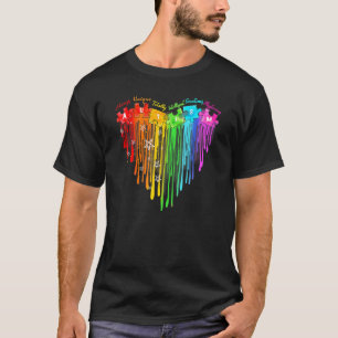 Autismus-Herz-Puzzle-Tropf-Autismus-Kind-Autismus- T-Shirt