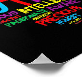 Autismus Herzautismus Aufklärung stolz Autismus Ma Poster (Ecke)