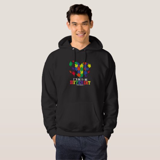 Autismus Herzrasen Unterstützung Autismus Bewussts Hoodie (Vorne ganz)