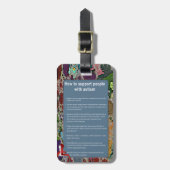 Autismus I HAT AUTISMUS Laggage Umbau Gepäckanhänger (Vorderseite vertikal)