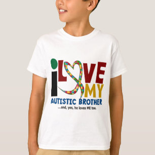 AUTISMUS I Liebe mein autistischer Bruder 2 T-Shirt