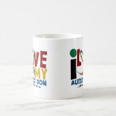 AUTISMUS I Liebe mein autistischer Sohn 2 Kaffeetasse (Mittel)