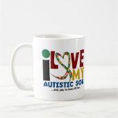 AUTISMUS I Liebe mein autistischer Sohn 2 Kaffeetasse (Links)