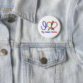 Autismus I Liebe meine Autisten Button (Beispiel)