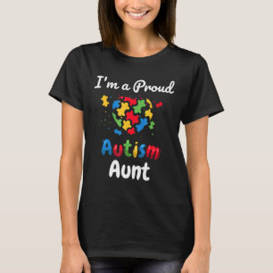 Autismus - Ich bin eine stolze Autismus-Tante Frau T-Shirt