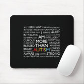 Autismus Ich bin mehr als Autismus Mousepad (Mit Mouse)