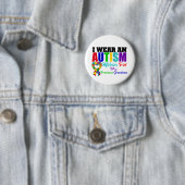 Autismus ich trage Band für meinen Wertvollen Enke Button (Beispiel)