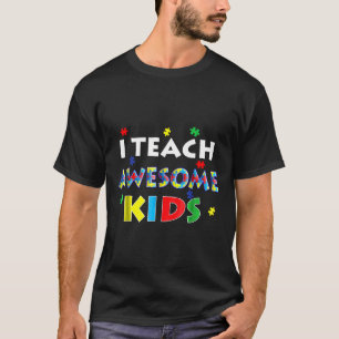 Autismus-Ich unterrichte großartige Kinder-Autismu T-Shirt