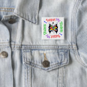 Autismus Ich unterstütze meine Schüler Button (Beispiel)