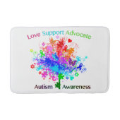 Autismus im Frequenzbereich Badematte (Vorderseite)