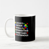 Autismus immer einzigartig kaffeetasse (Links)