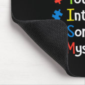 Autismus immer einzigartig, manchmal völlig intell mousepad (Ecke)