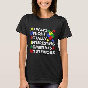 Autismus immer einzigartig T-Shirt