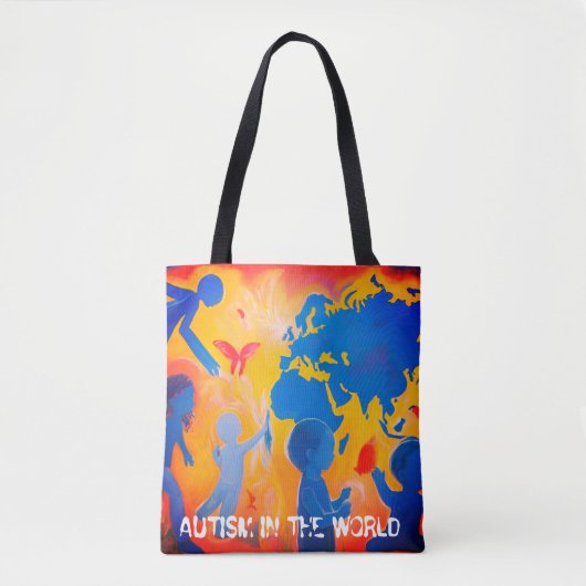 Autismus in der Welt Tote Tasche (Vorderseite)