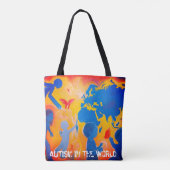 Autismus in der Welt Tote Tasche (Rückseite)