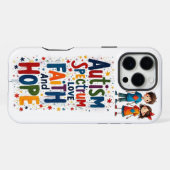 Autismus iPhone Hülle (Rückseite (Horizontal))