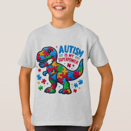 Autismus ist der T - Shirt meiner Supermacht-Kinde