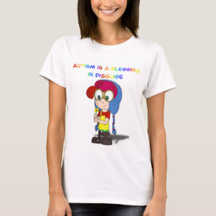 Autismus ist ein Segen im verschleierten Shirt von