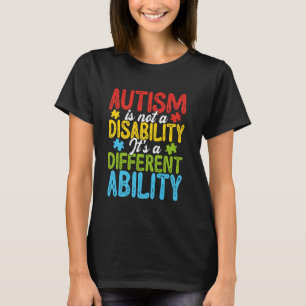 Autismus ist eine andere Fähigkeit Neurodiversität T-Shirt