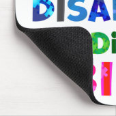 AUTISMUS ist keine Behinderung Mousepad (Ecke)