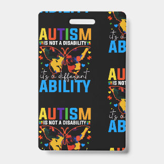 Autismus ist keine Behinderung, sondern eine ander Ausweis