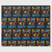 Autismus ist keine Behinderung, sondern eine ander Geschenkpapier (Flach)