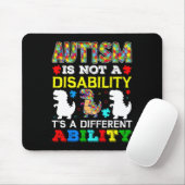 Autismus ist keine Behinderung, sondern eine ander Mousepad (Mit Mouse)