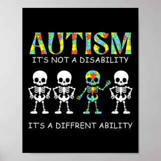 Autismus ist keine Behinderung, sondern eine ander Poster