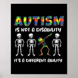 Autismus ist keine Behinderung, sondern eine ander Poster