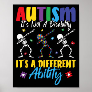 Autismus ist keine Behinderung, sondern eine ander Poster