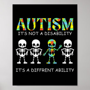 Autismus ist keine Behinderung, sondern eine ander Poster