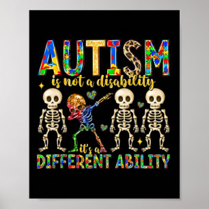 Autismus ist keine Behinderung, sondern eine ander Poster