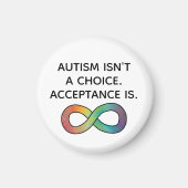 Autismus ist keine Wahl Neurovielfalt Akzeptanz Magnet (Vorne)
