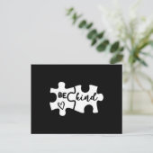 Autismus ist Kind Postkarte (Stehend Vorderseite)