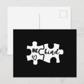 Autismus ist Kind Postkarte (Vorne/Hinten)