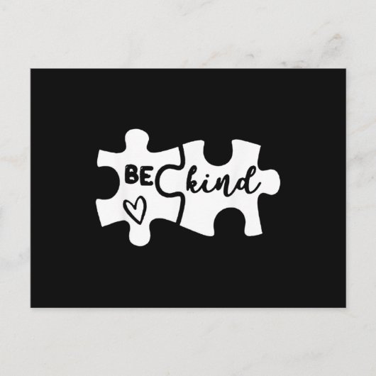 Autismus ist Kind Postkarte (Vorderseite)