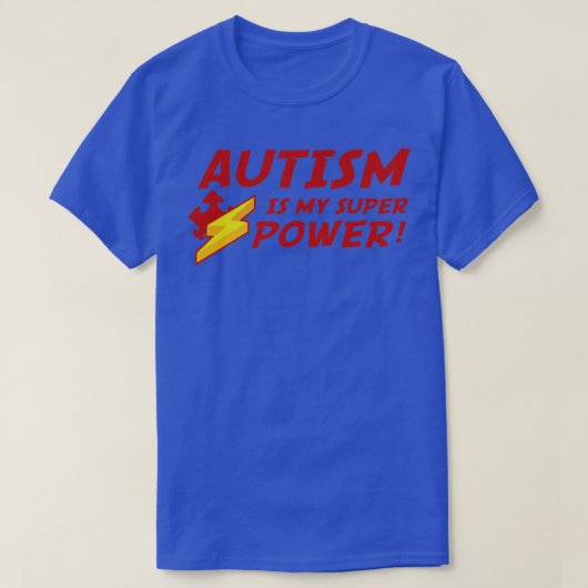 Autismus ist mein Super-Power 2 T-Shirt (Design vorne)